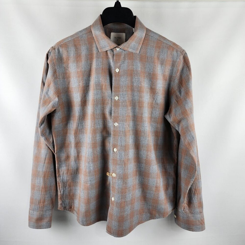 SOLD OUT Billy Reid Shirt Mens Medium Multi Plaid Pickwick Style L/S Button Up